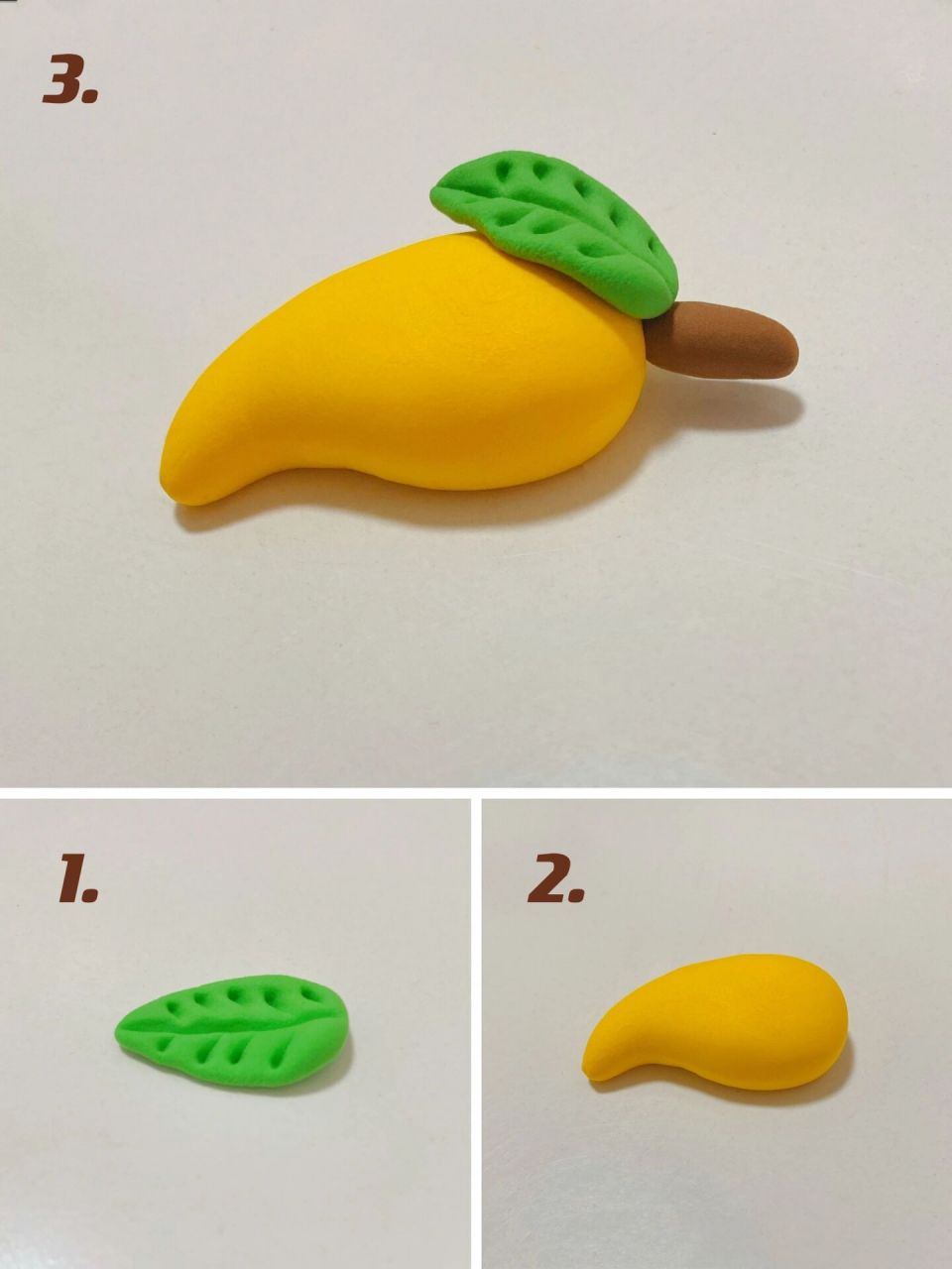 水果粘土教程,太适合玩小厨房,娃娃家游戏啦 99制作建议: 03使用