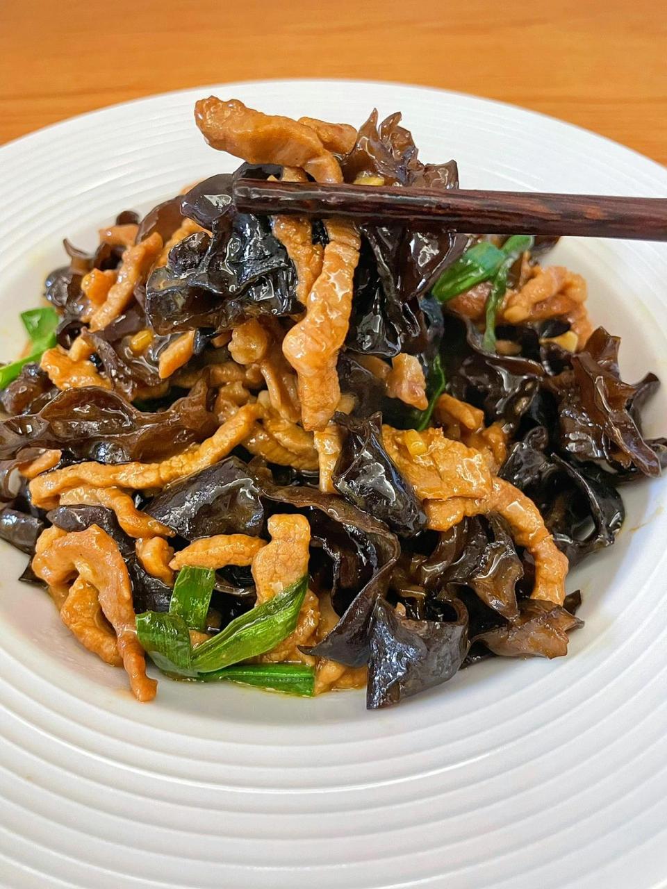 让我多吃了一碗饭的木耳肉丝00 今天是米饭下饭菜专场989898