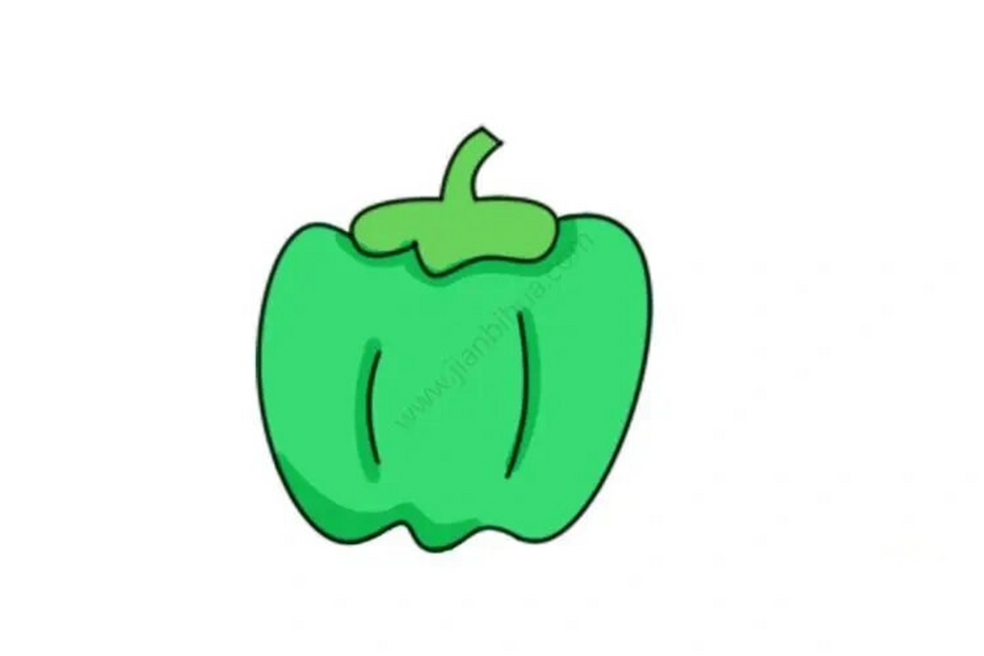 青椒简笔画