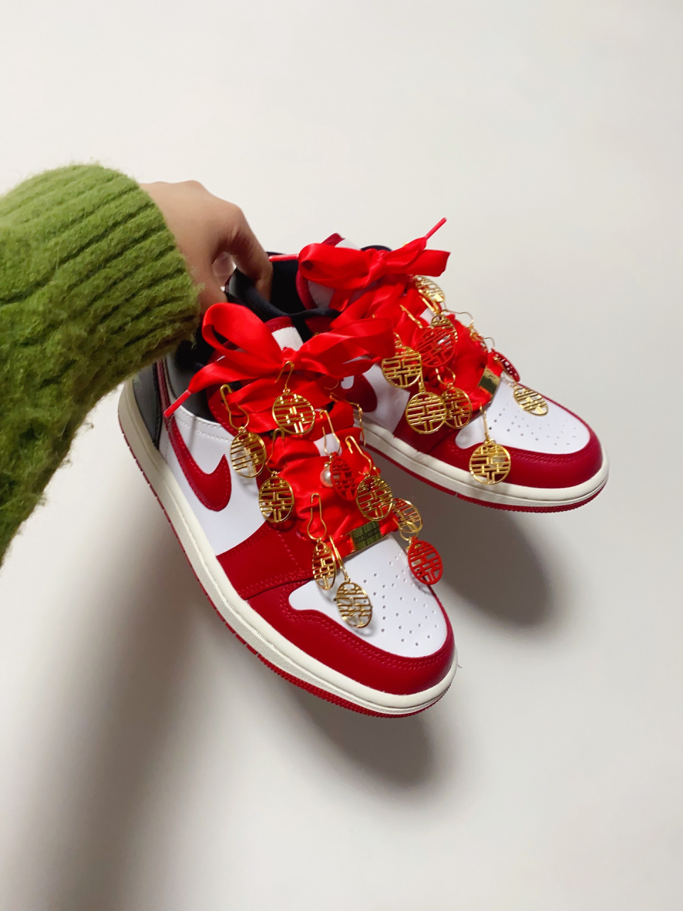 aj当婚鞋,感谢发明这鞋带的小可爱们 aj当婚鞋,感谢发明这鞋带的小