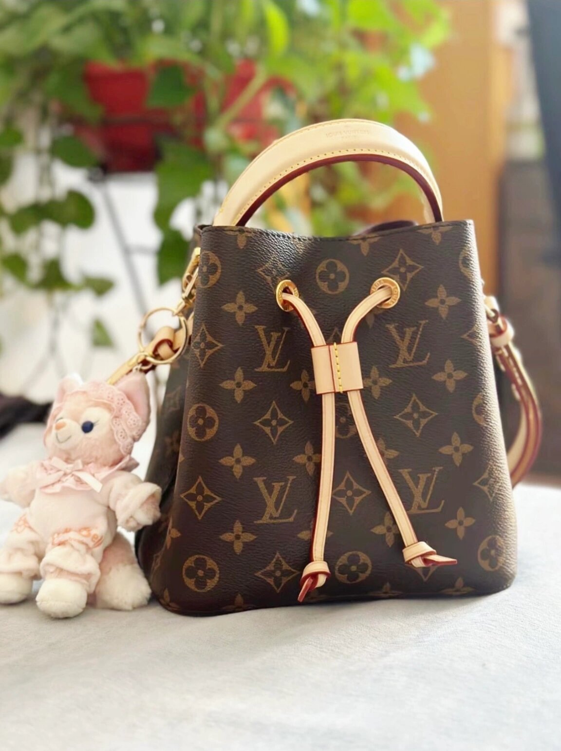 lv 新款水桶 neonoe bb 梦中情包呀751597 很精致78的水桶包