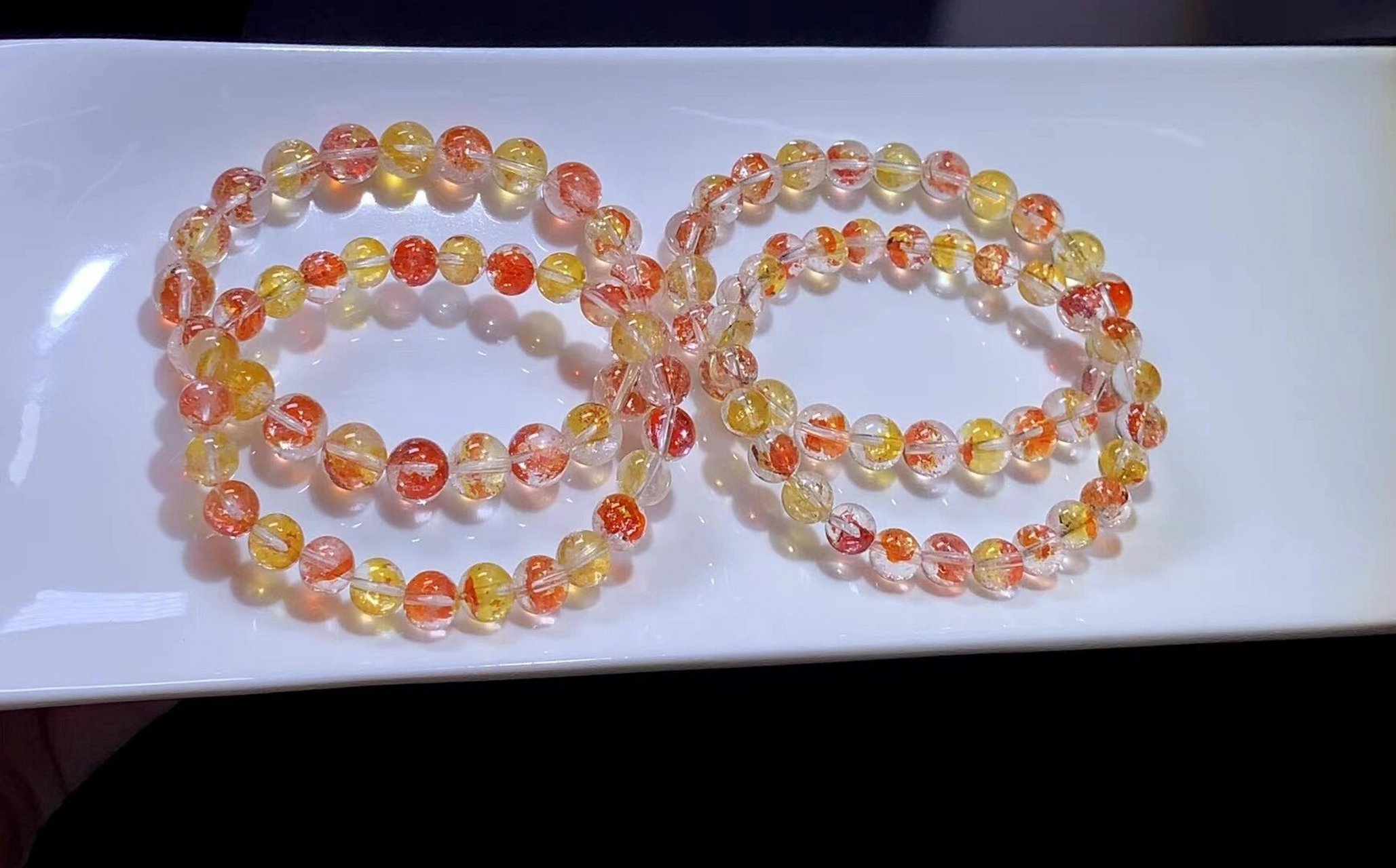 是一眼心动啊💗 锦鲤胶花 锦鲤富体 🌸🌸🌿🌿 胶花水晶,是