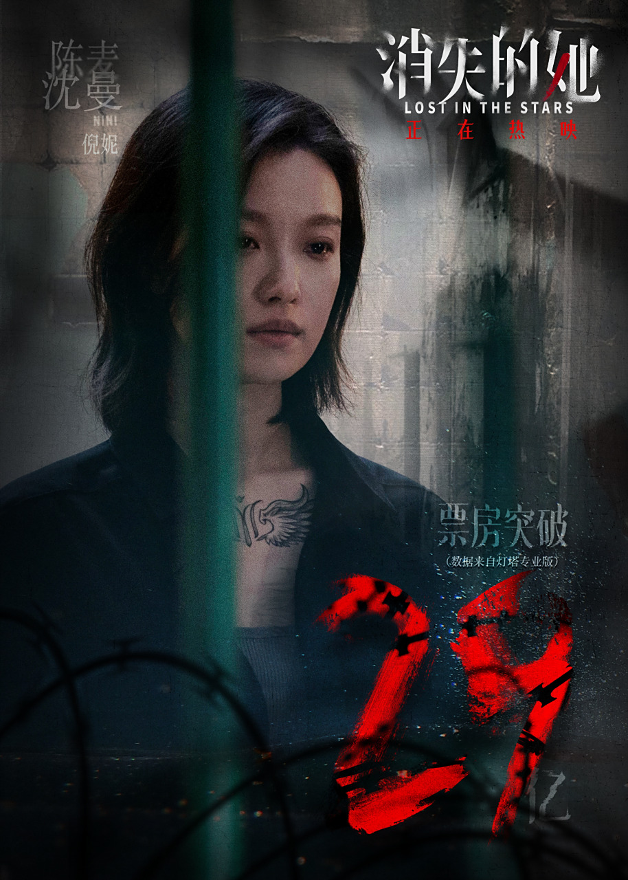 倪妮 《消失的她》票房破29亿! 沈曼/陈麦@倪妮 的海市蜃「笼」