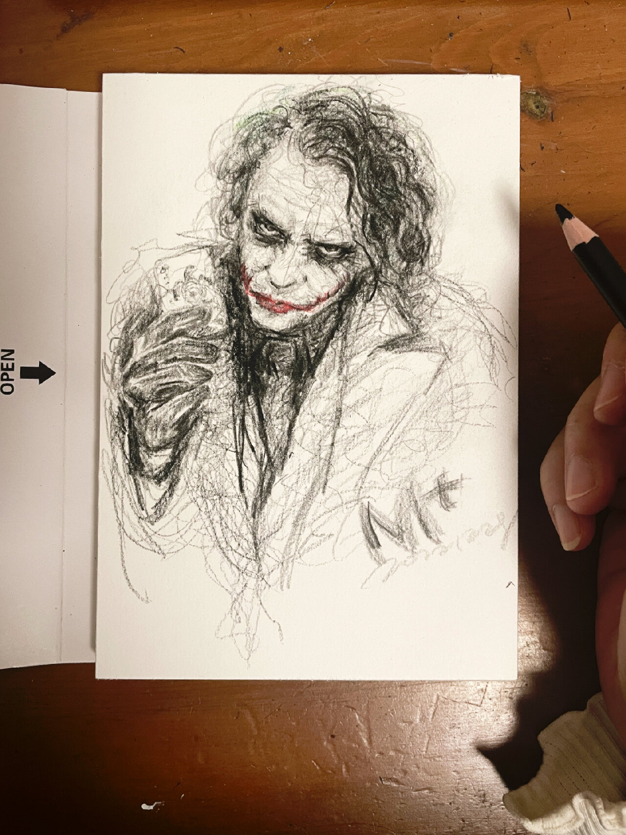 手绘|小丑 希斯莱杰来喽