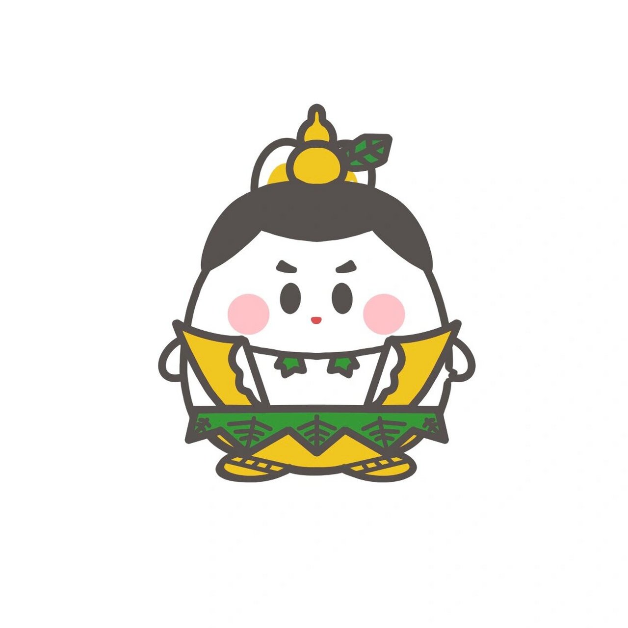 好像有点奇怪的葫芦娃系列头像简笔画 一根藤上七朵花: 	 大娃 力大