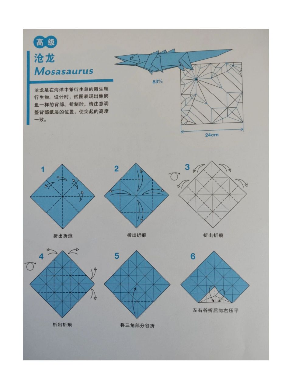 沧龙的折纸教程图片