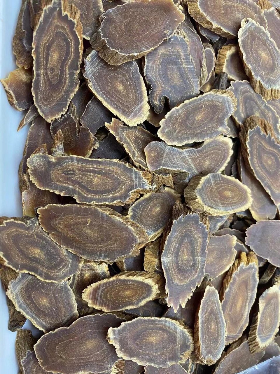 好的红参切片也可以惊艳众人919191 特级老红参,参肉饱满紧致