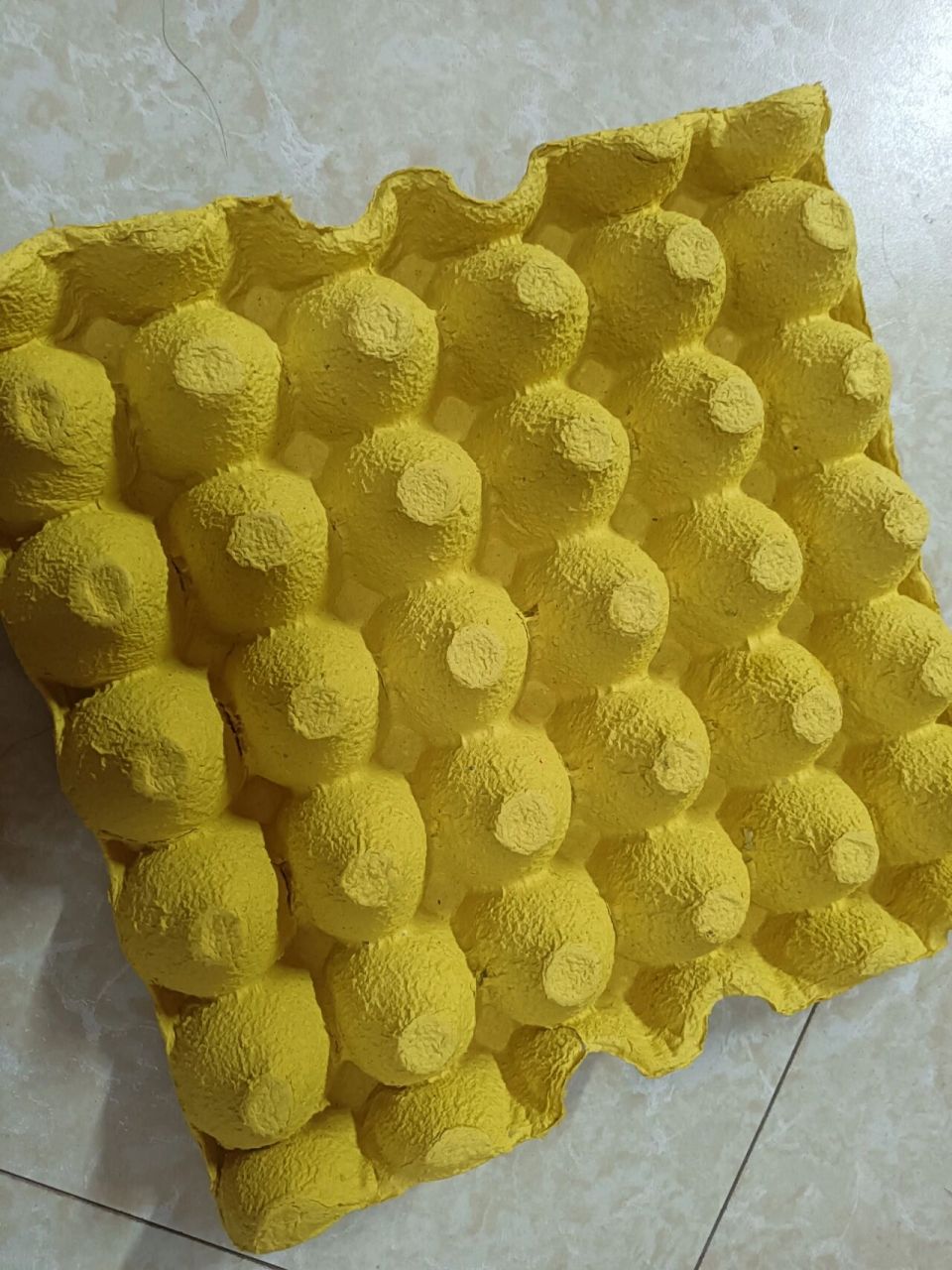 鸡蛋壳托变废为宝—风铃 食堂阿姨处死皮赖脸要来的鸡蛋壳托,浅浅做一