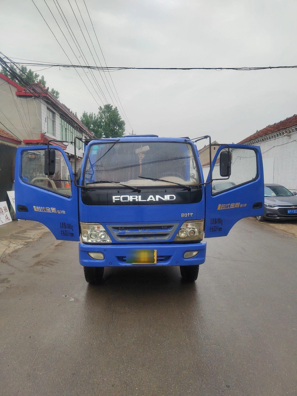 福田时代金刚618自卸车  脱审没手续 三米八车厢 825-16轮胎 潍柴4102