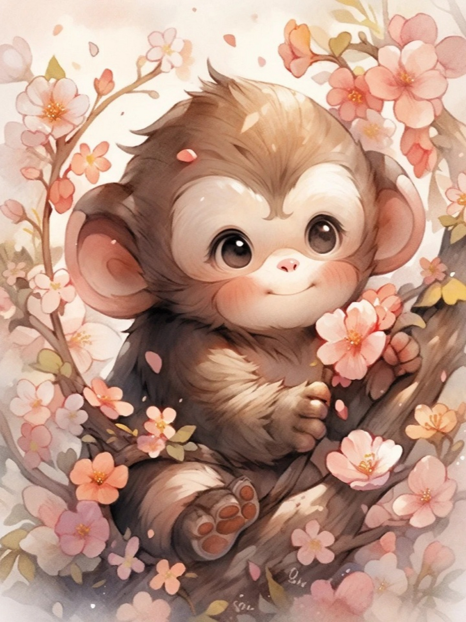 猴年当然要用可可爱爱的小猴子做头像啦 各式各样的可爱小猴子供你