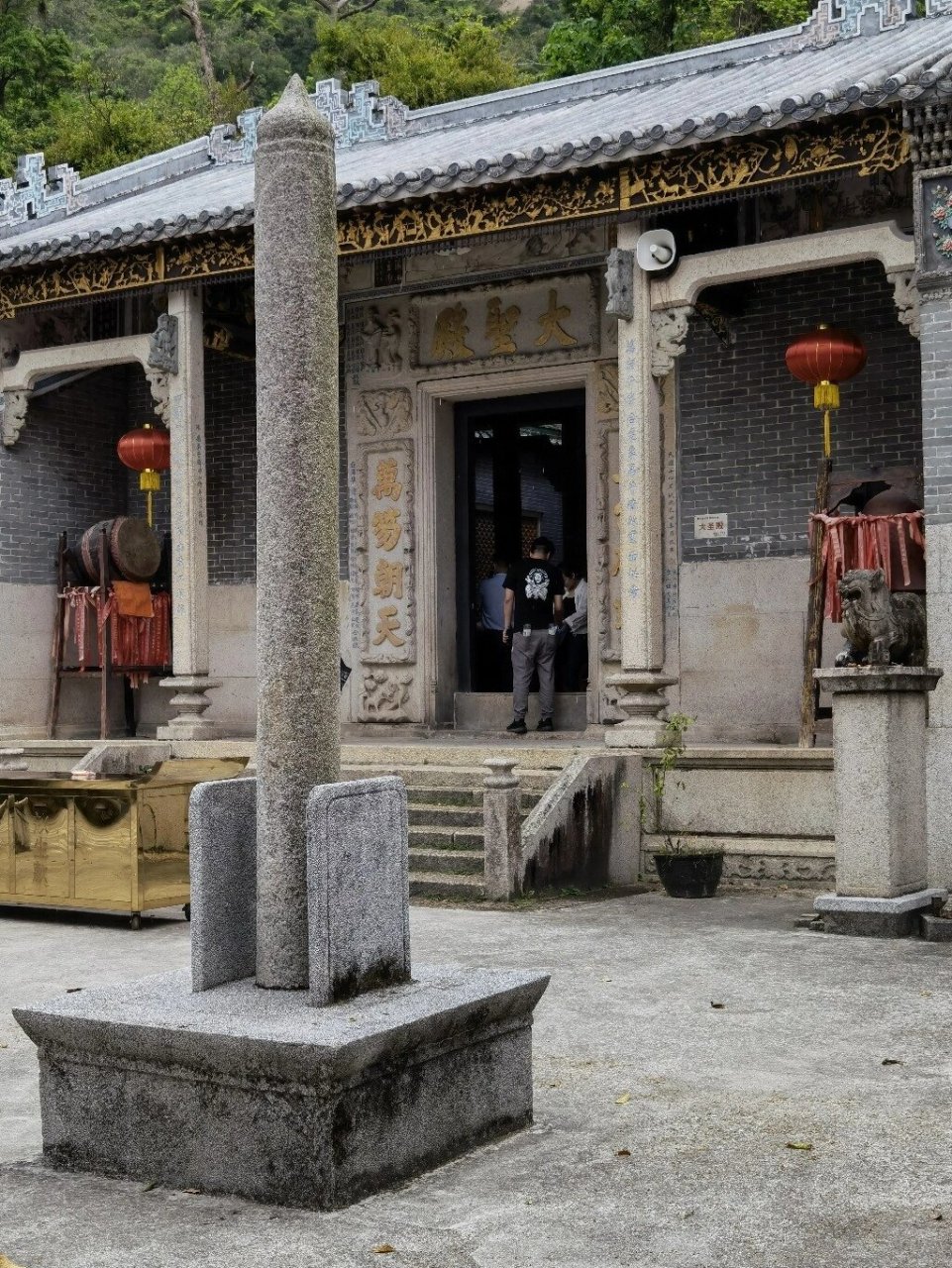 广东江门市新会区双水镇大圣寺,是由新会双水将军山大圣庙扩建冻缮