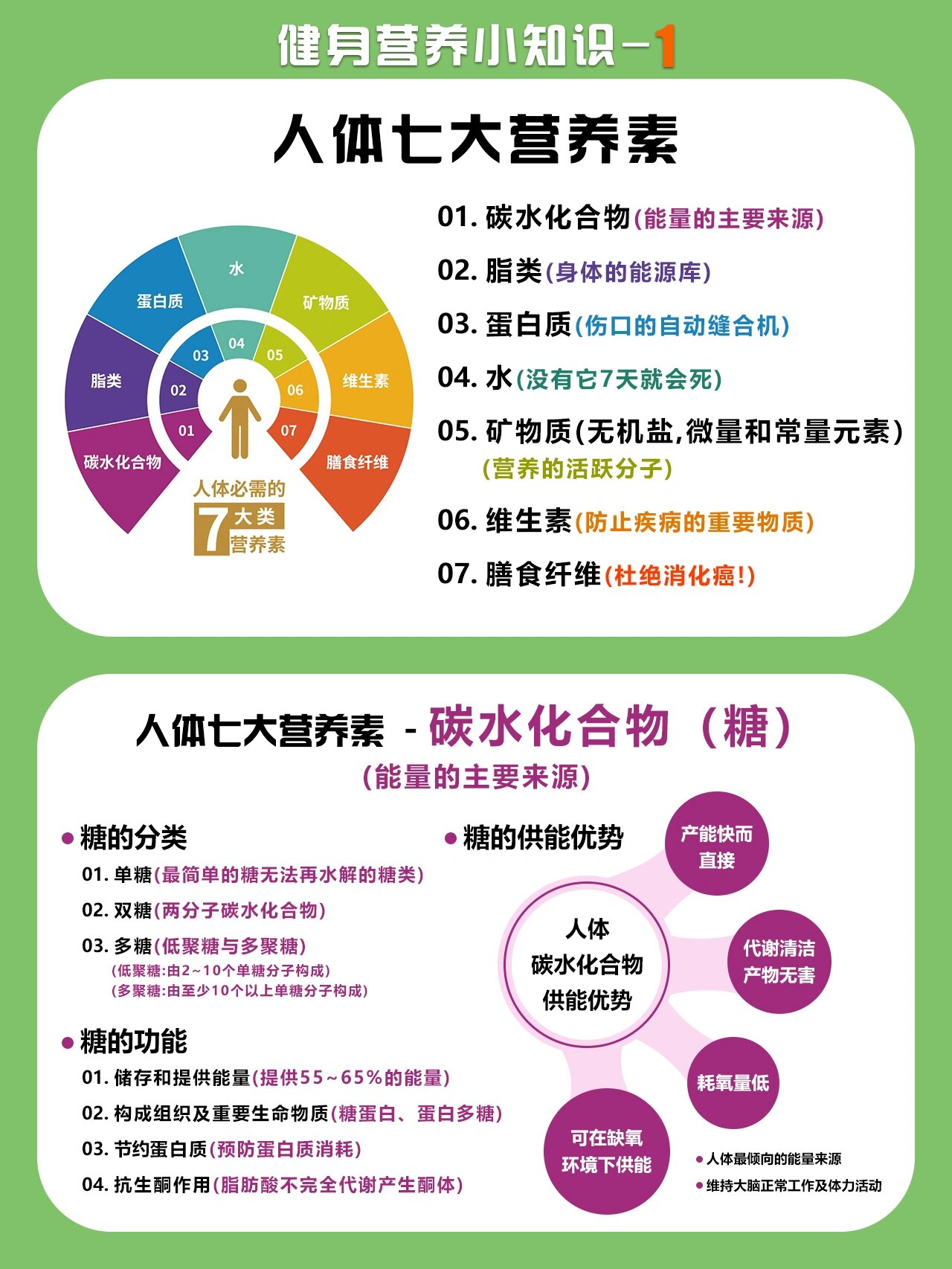 健身营养小知识1   8215人体七大营养素 7801