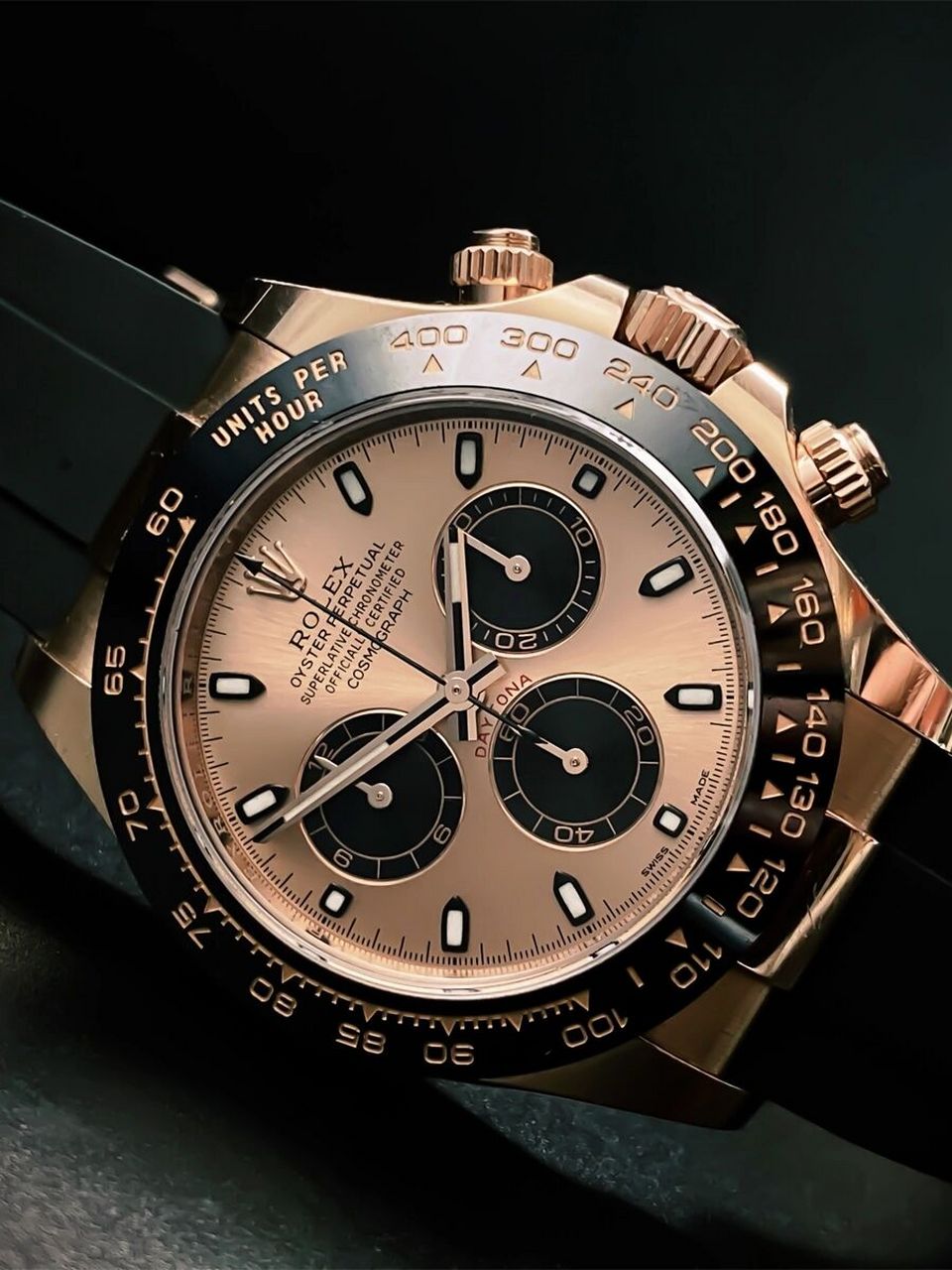 成熟稳重/劳力士迪通拿系列腕表 劳力士宇宙计型迪通拿系列116515ln粉