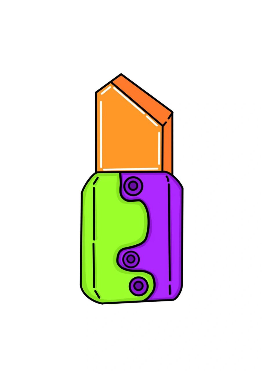 萝卜刀创意简笔画 儿童简笔画教程,小学生萝卜刀创意画,一学就会的