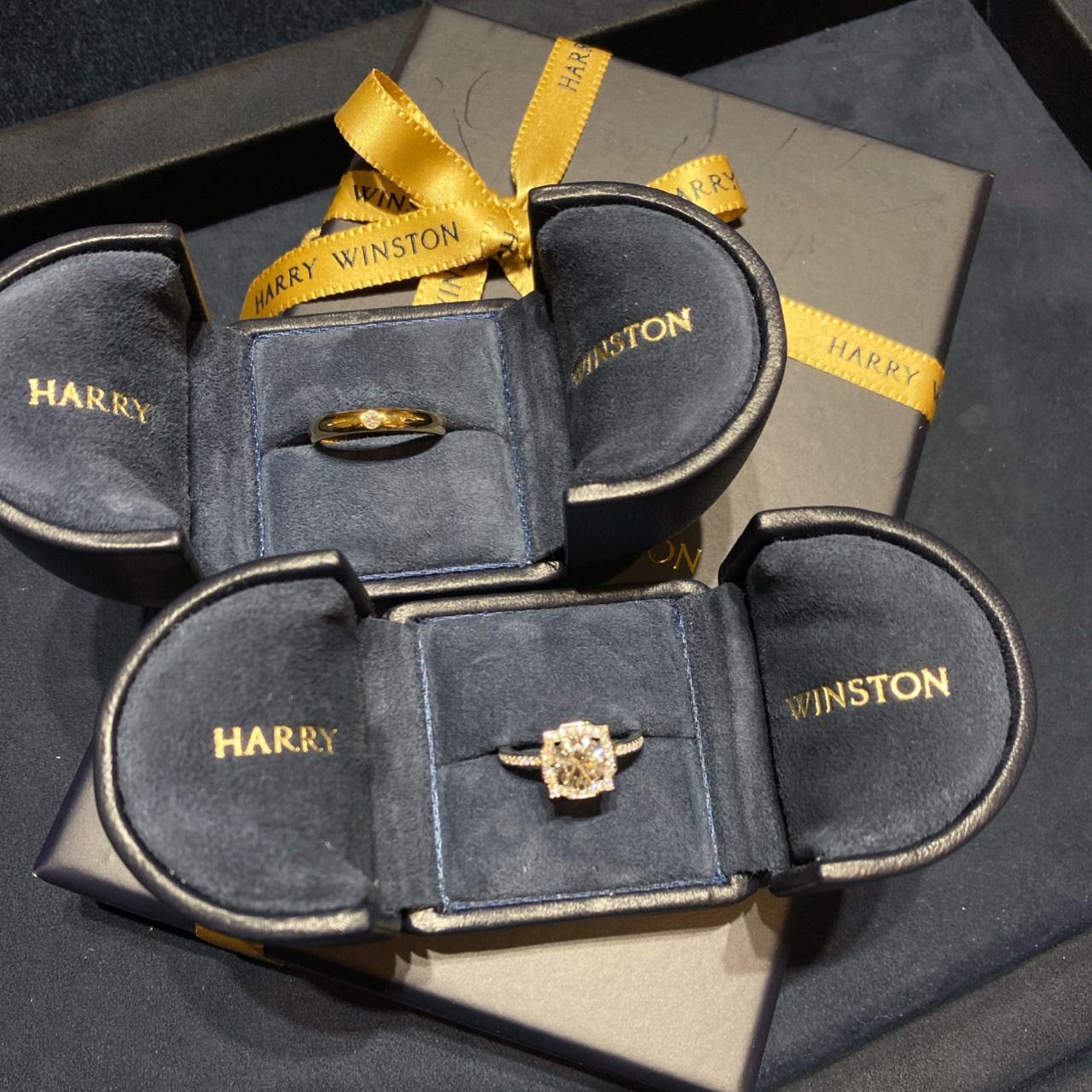 婚戒hw|海瑞温斯顿 钻戒 belle 省6w功课!