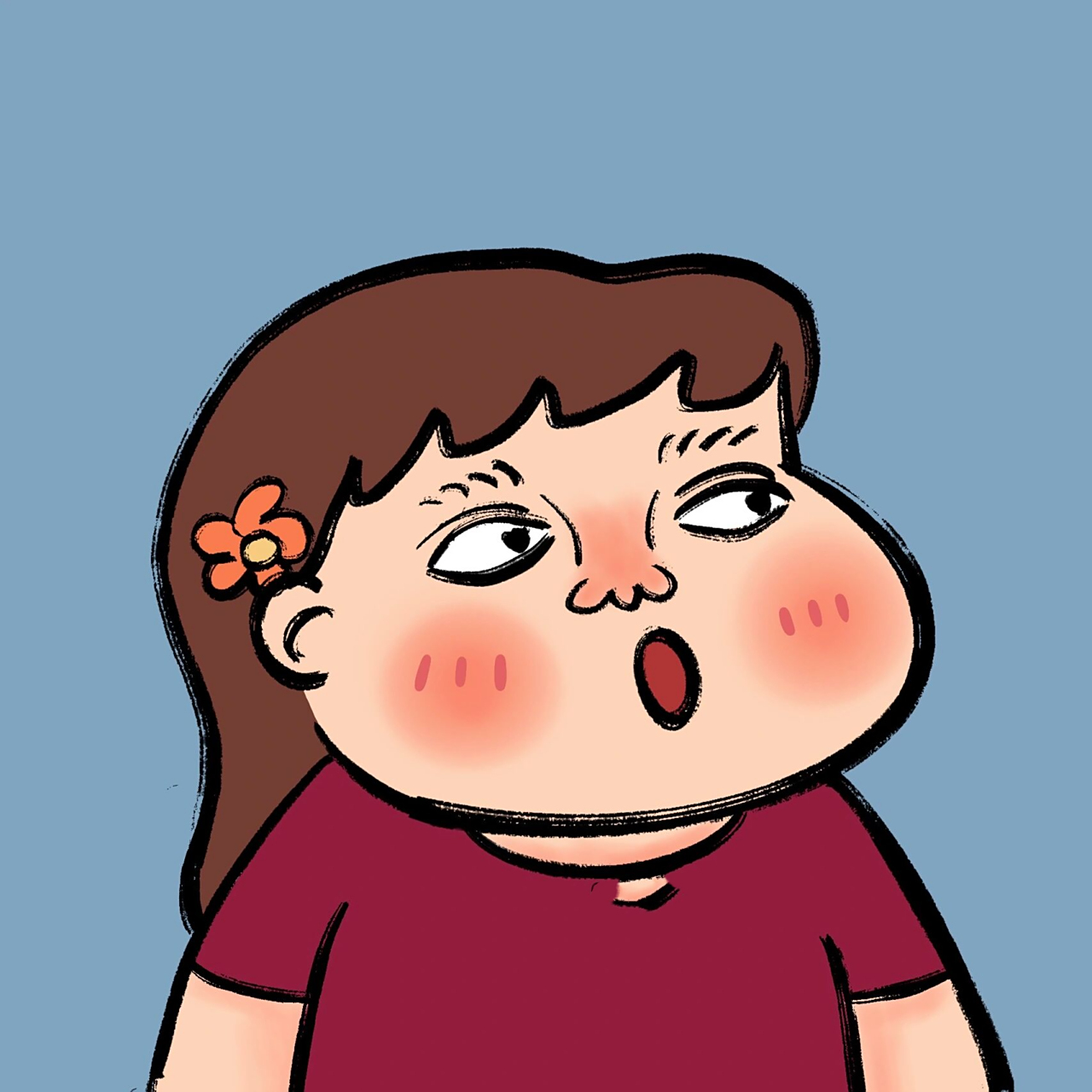 原创|丑萌可爱头像～又丑又可爱～ 好久没画丑萌系列的了