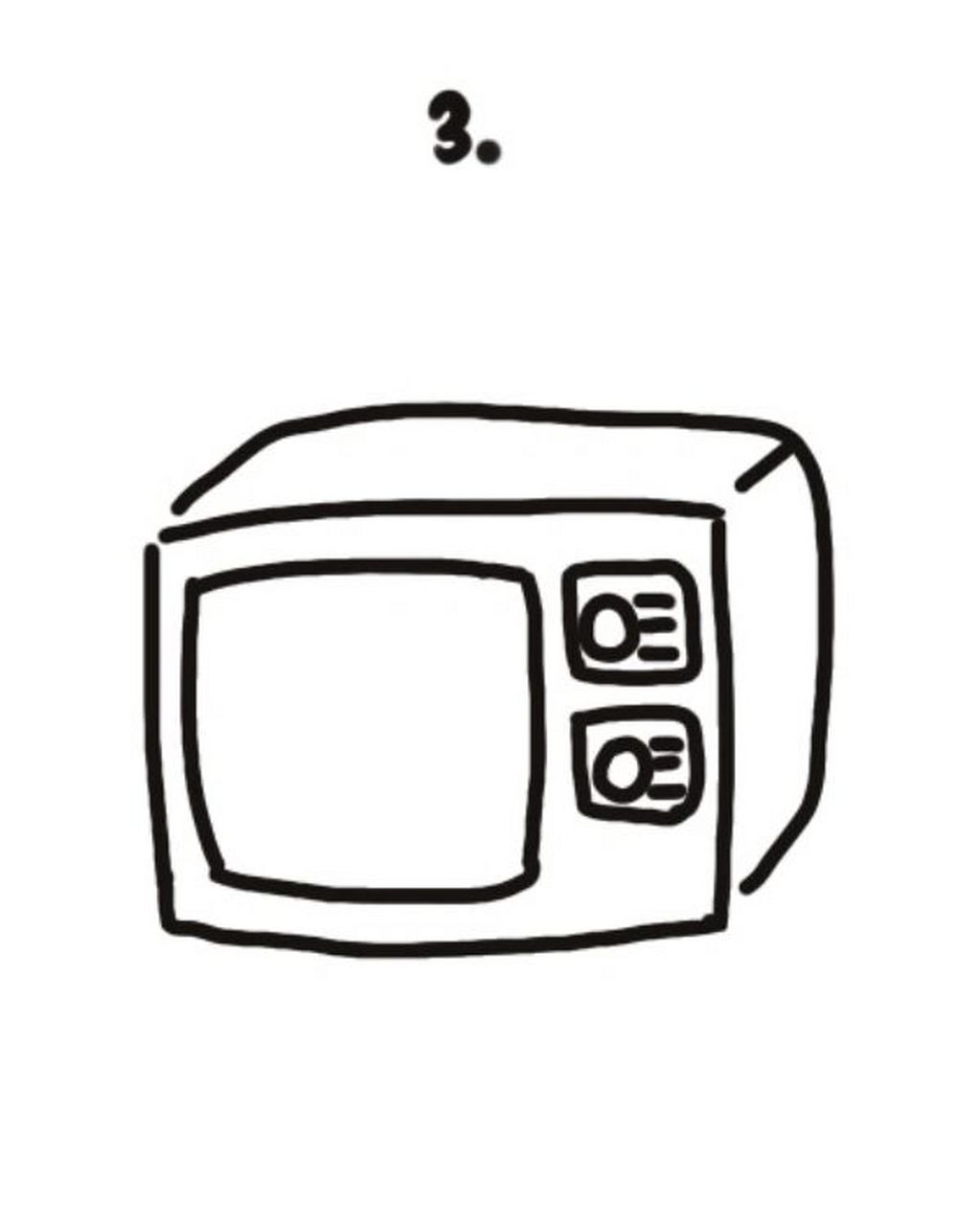 95手绘教程|如何画老电视94 最近在看乔家的儿女,旁观这些可爱的