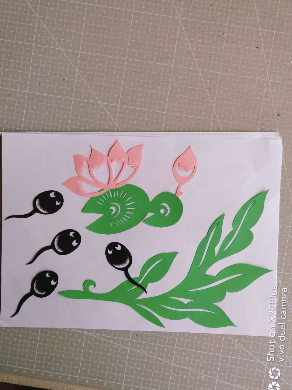 剪纸也能讲故事! 不一样的小蝌蚪找妈妈.