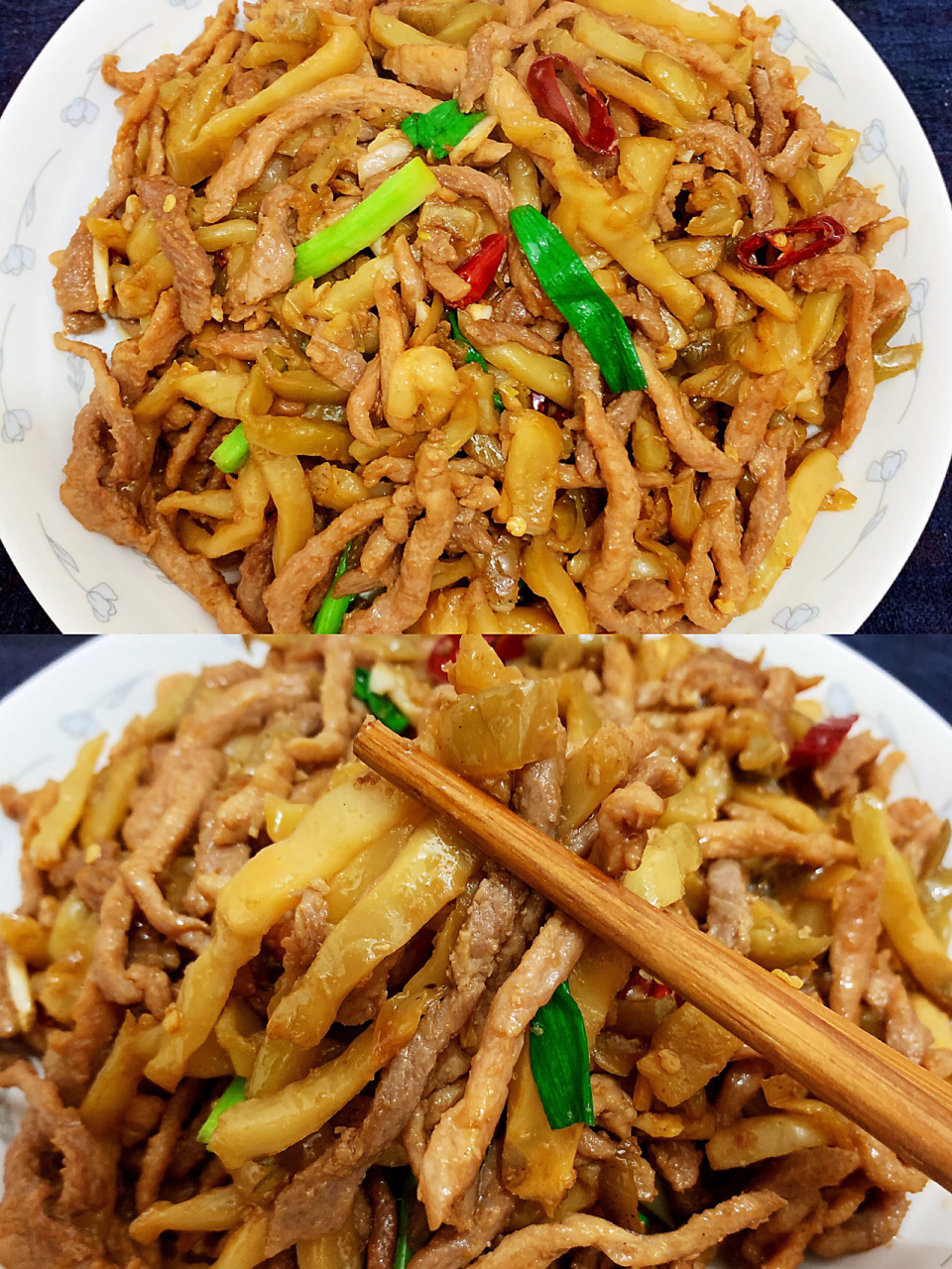 今天做一道超级好吃的家常下饭菜,榨菜炒肉丝,清脆爽口非常好吃哦!