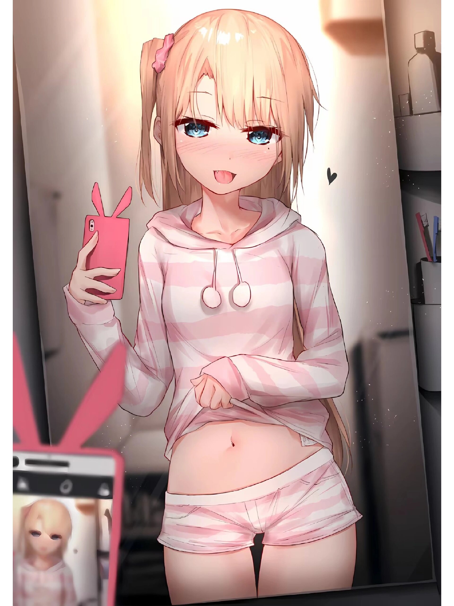 动漫壁纸分享:美少女睡衣大赏