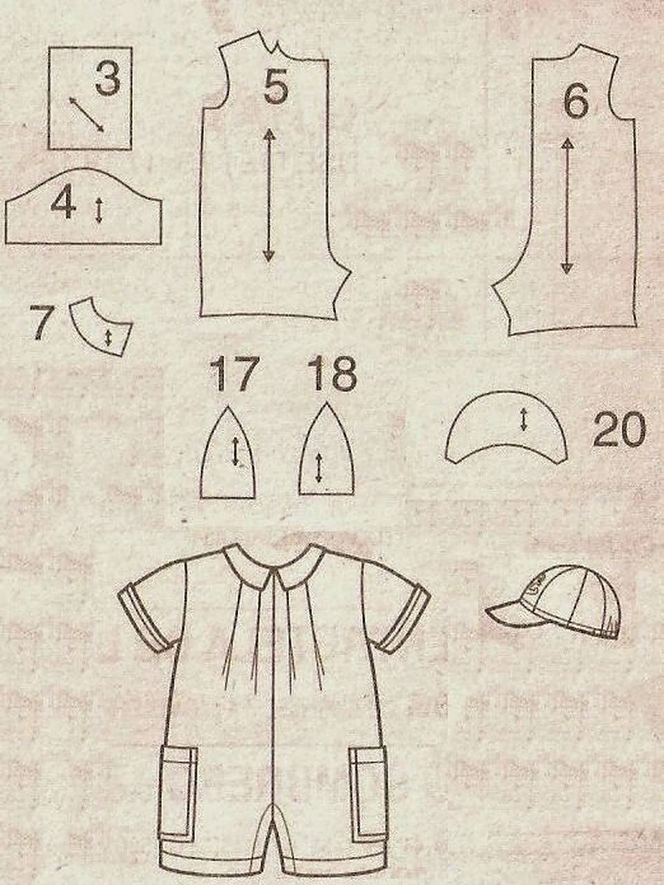 娃娃衣服图纸 分享创意与灵感