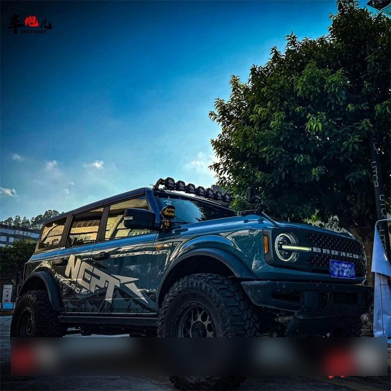 适用福特bronco烈马车贴拉花 坦克300牧马人越野车身改装个性贴纸