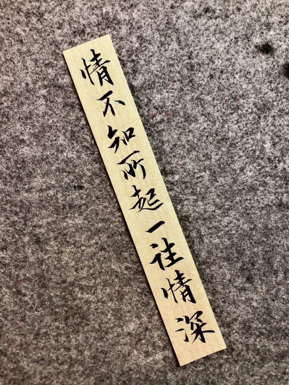 情不知所起一往而深全文