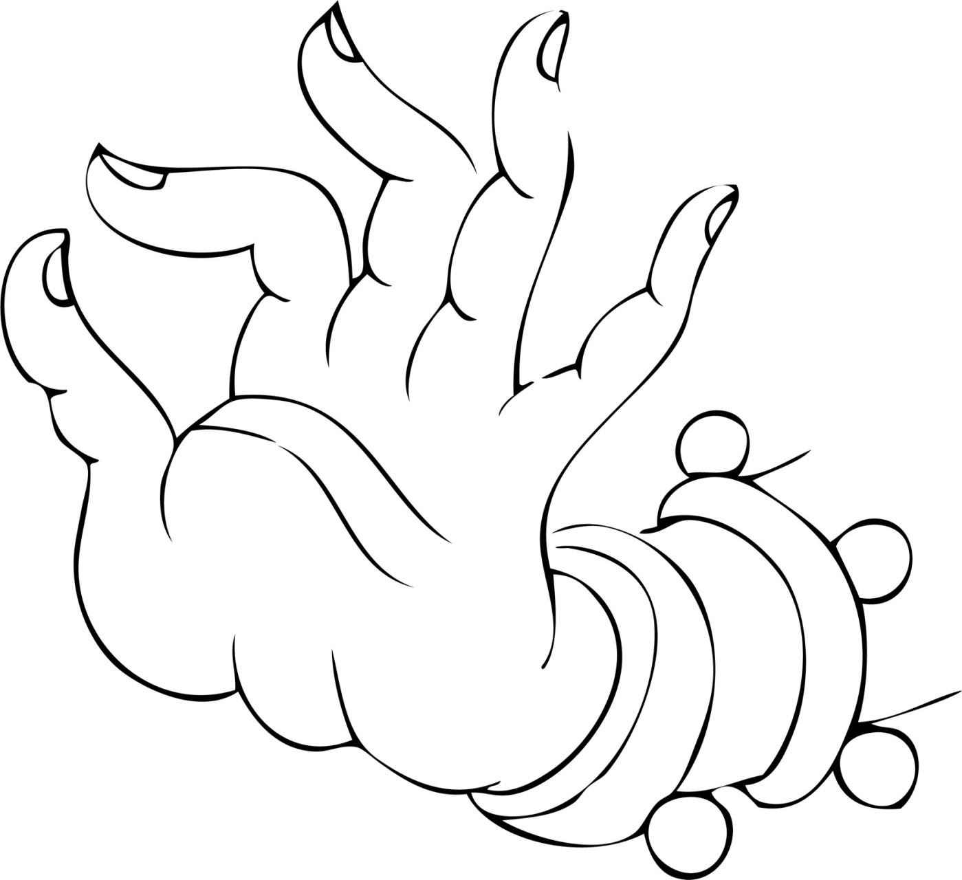 佛手/学习资料/参考素材/底稿拷贝素材/中国传统绘画线描稿/唐卡/佛教