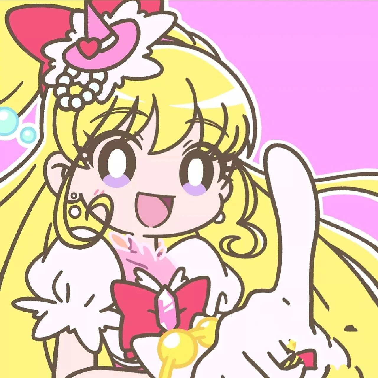 朝日奈未来/cure miracle (奇迹天使) 十六夜理子/cure magical