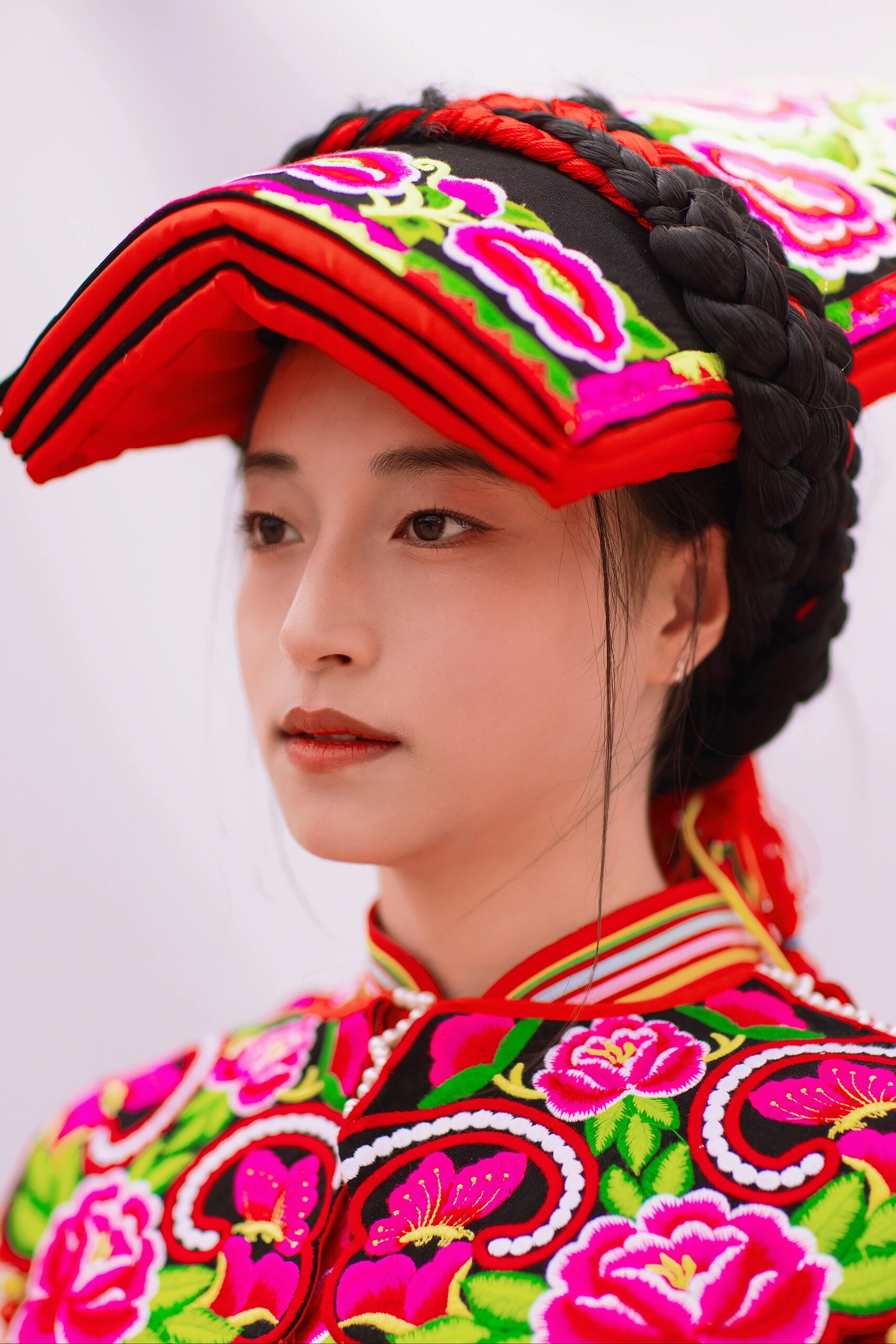 羌族真出美女 中国61雲南61羌族  2023619 唐金蕊,羌族,是雲南