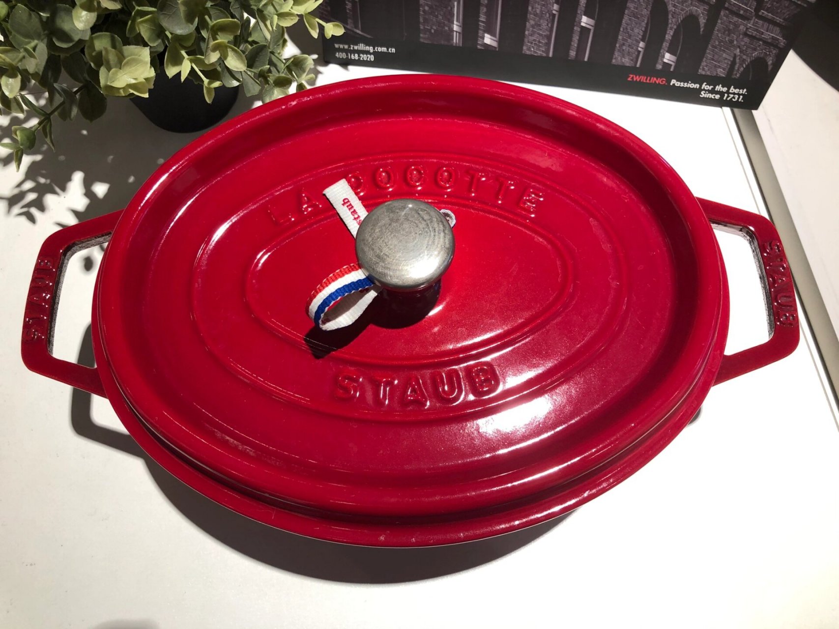 staub珐宝 椭圆形铸铁锅 珐琅锅27cm 特 staub 法国原装进口 椭圆形