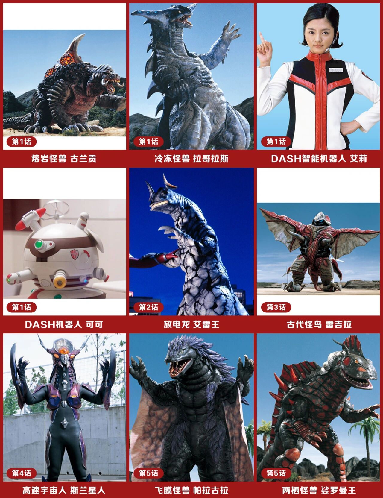 《麦克斯奥特曼》全怪兽图鉴