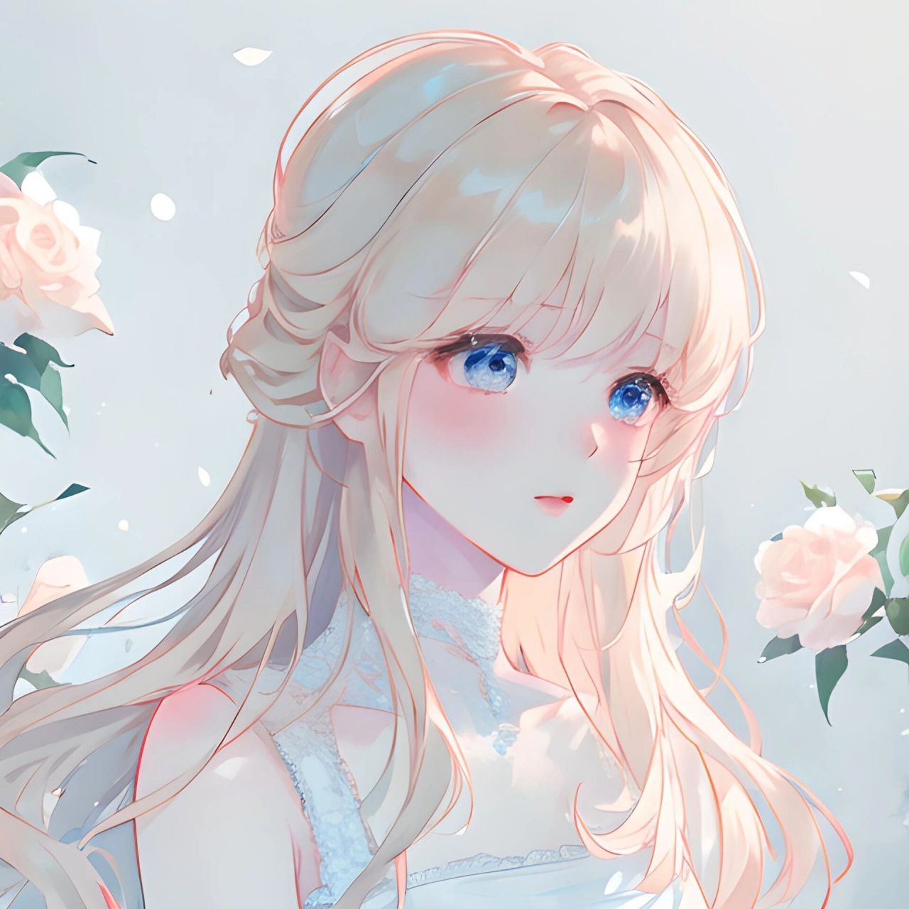 山茶花读不懂白玫瑰丨女生闺蜜头像