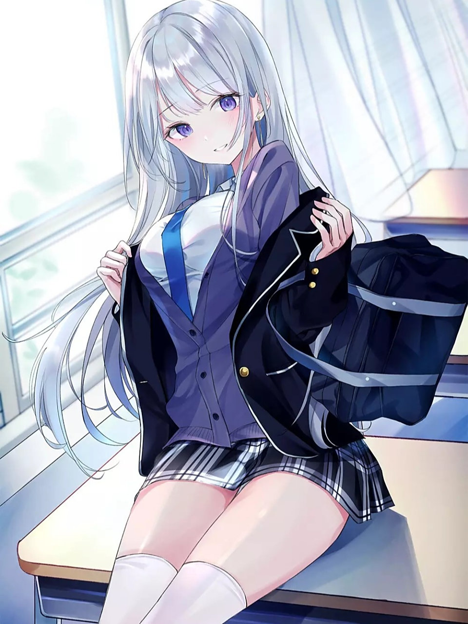 精选二次元动漫美图 | jk制服 去主页看更多精彩内容哦