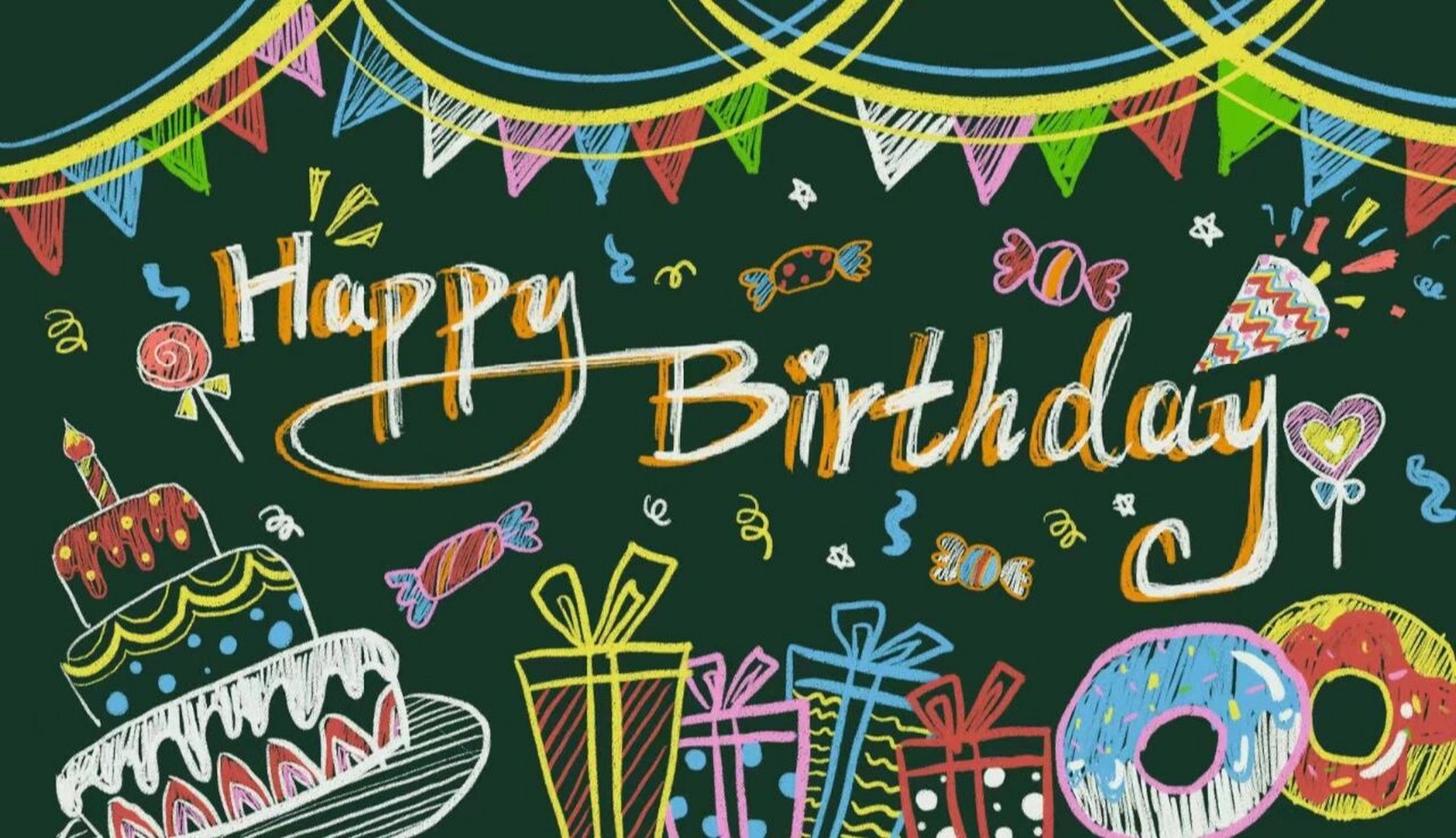 黑板报97庆祝生日