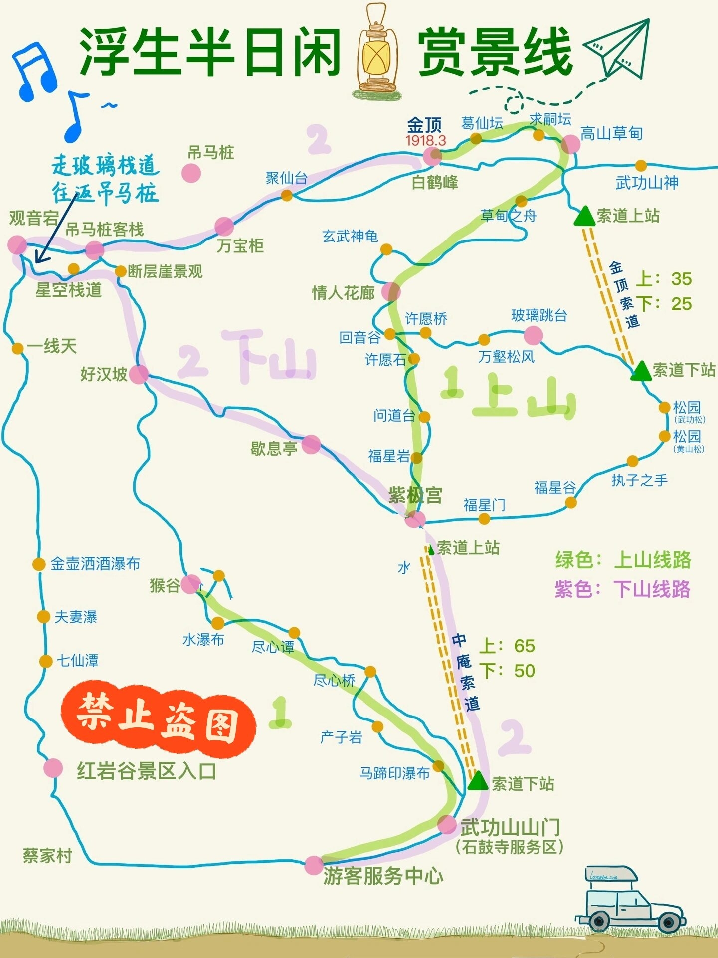 武功山沈子村路线图片