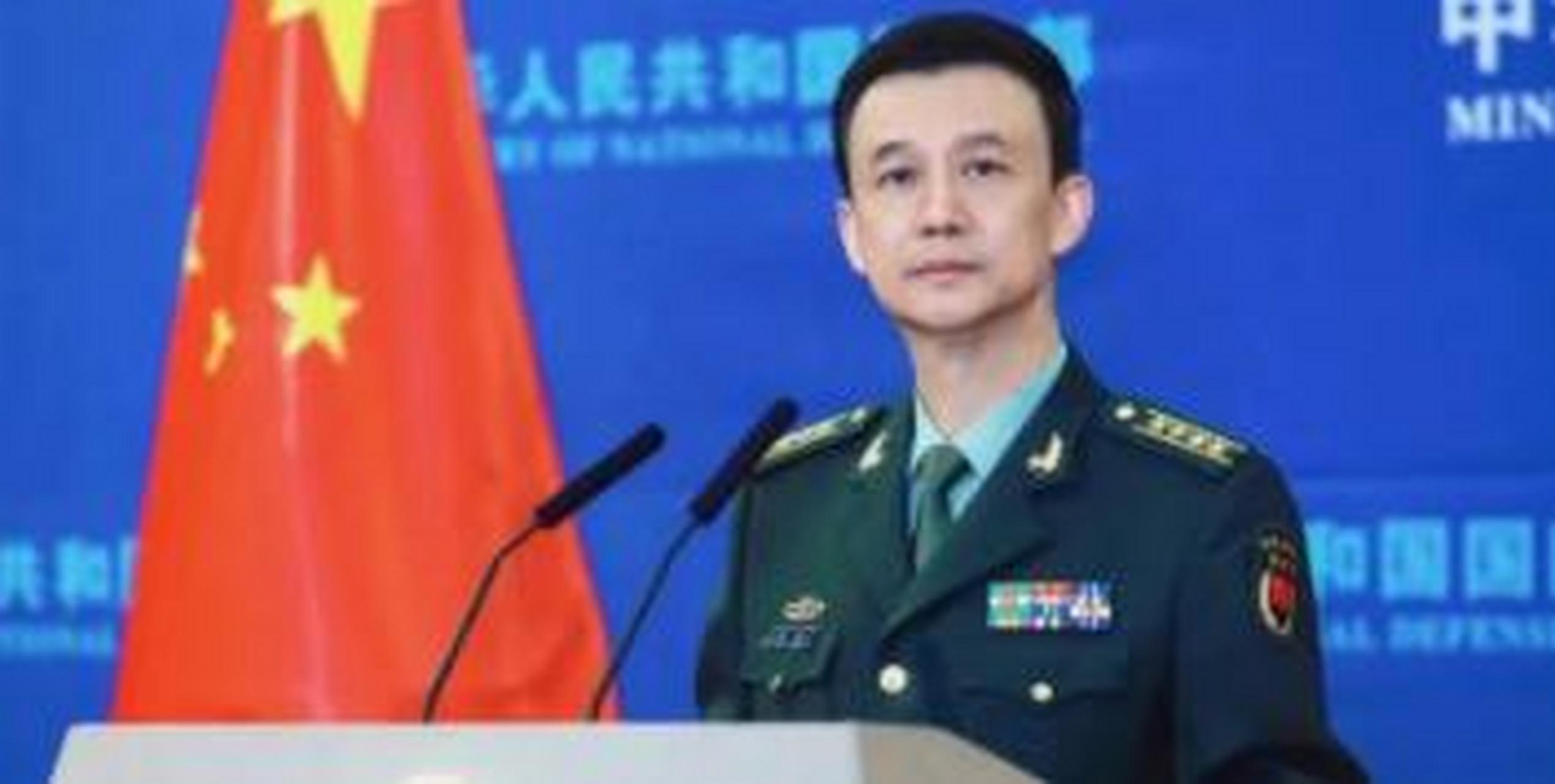 【国防部新闻发言人吴谦:美国无权在这个问题上指手画脚】8月8日,国防