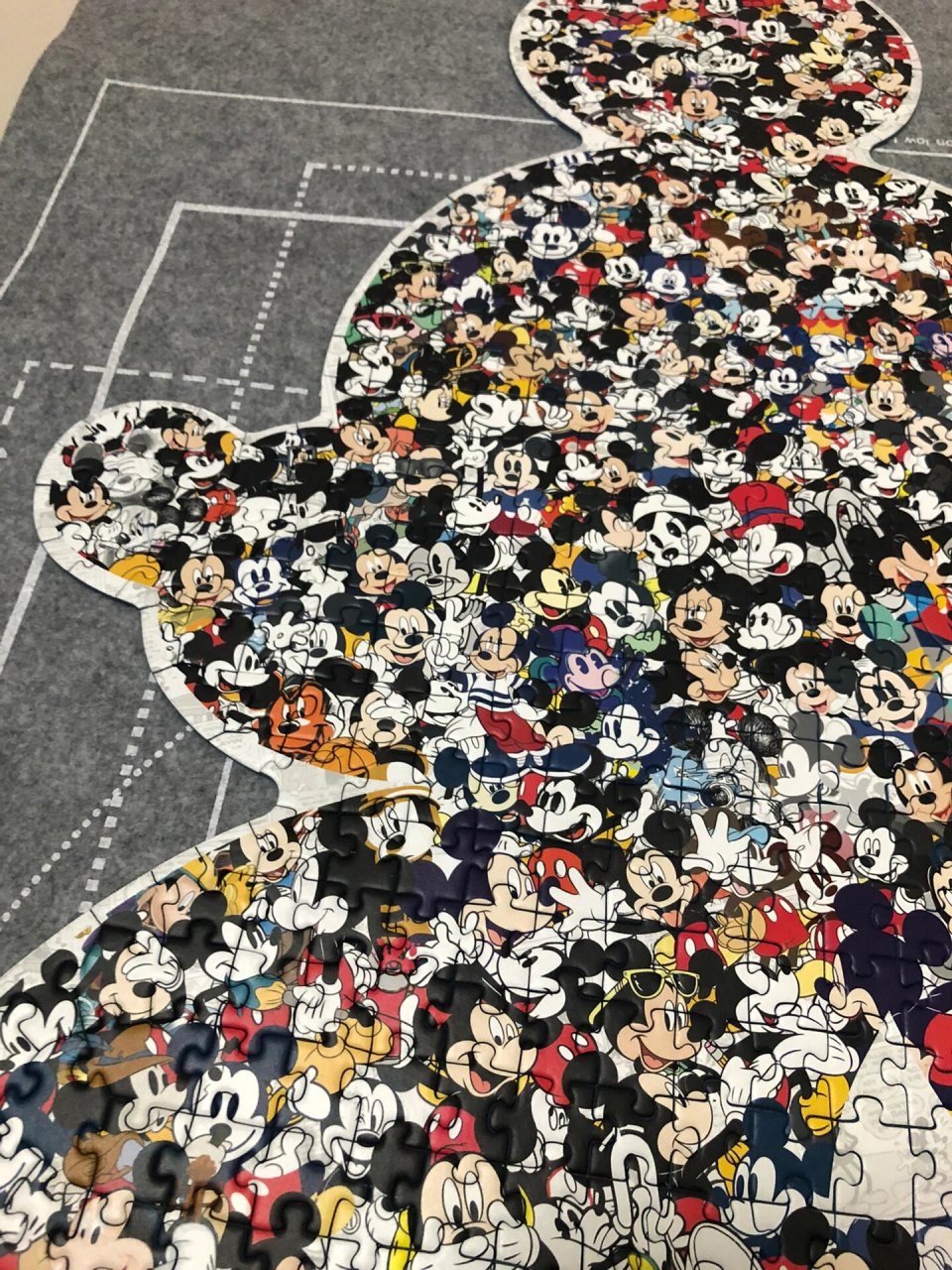 07945米奇异形拼图技巧教程7515751577细节图 07945