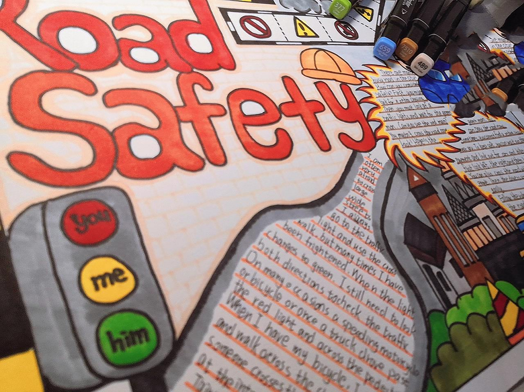 英语小报road safety 道路安全 英语小报road safety 道路安全