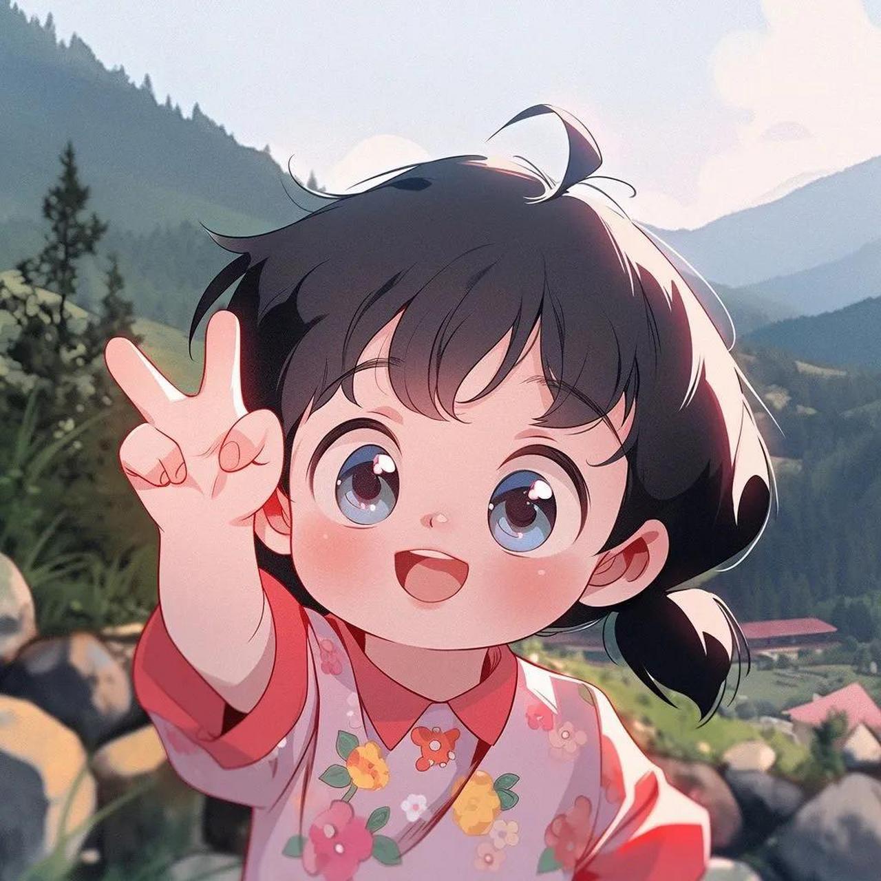 一起来给生活比个耶可爱 头像