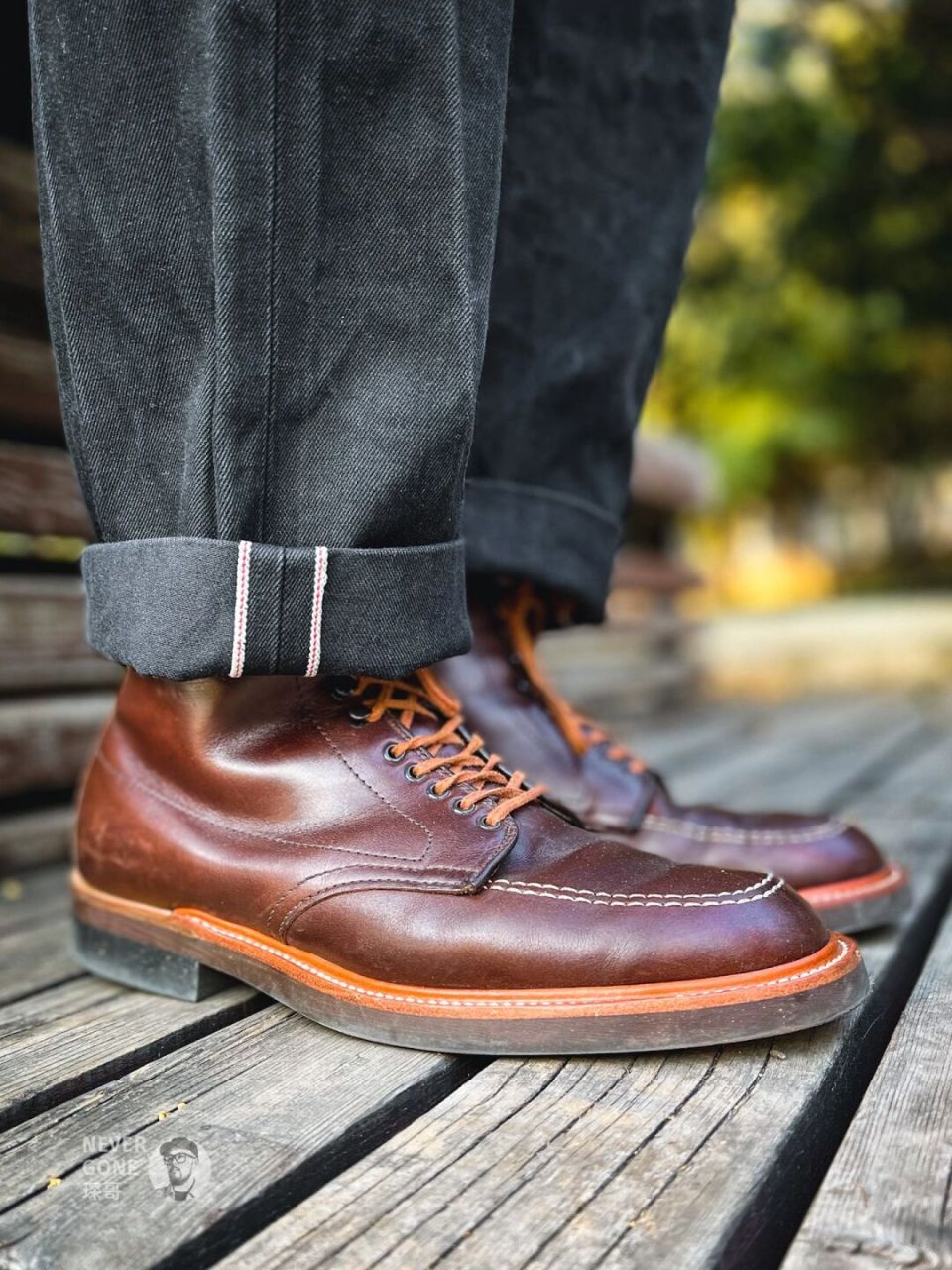 alden indy工装靴重建为精工版本 总有人吐槽alden做工烂,用料也差