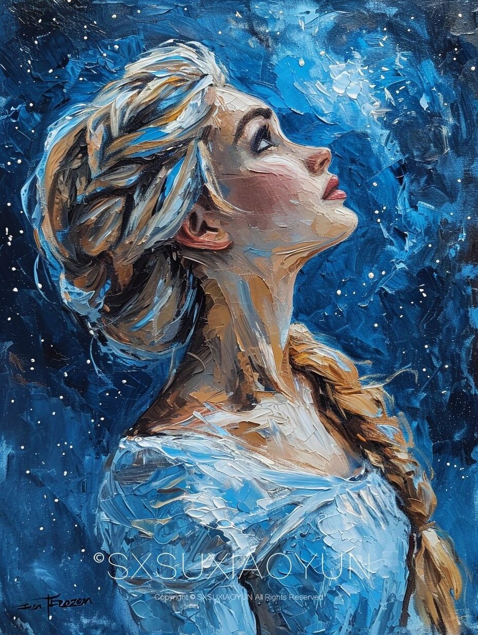 油画作品图片人物 哈喽,艺术爱好者们🎨,今天我要和大家分享一幅让