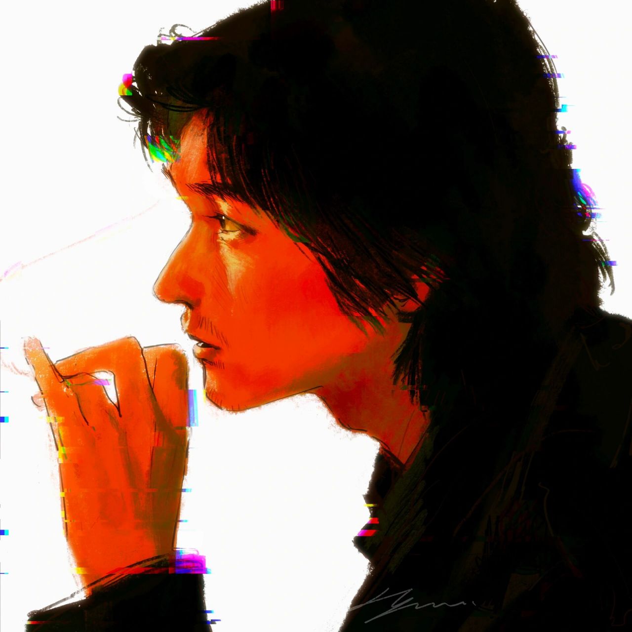 橘红色的. 高尼