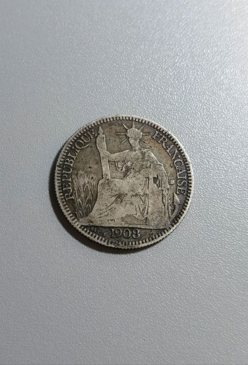 特稀少年份1908年坐洋10分和20分银币 偶然花了60元淘到一枚老味道