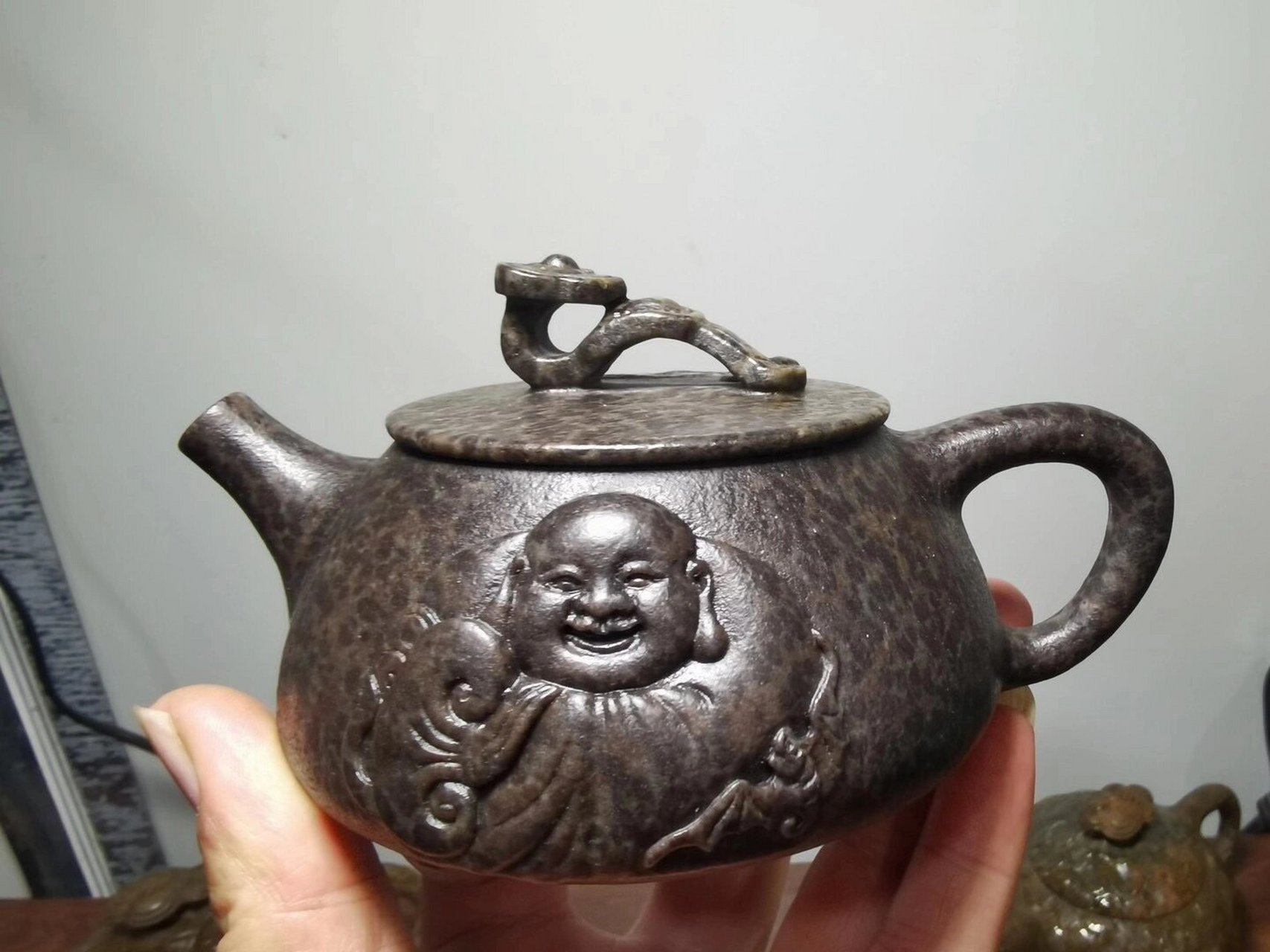 冰碛岩茶壶