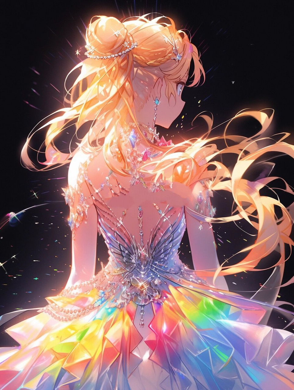 美少女战士壁纸|五彩斑斓的背影杀     夏日滤镜     梦幻联动96