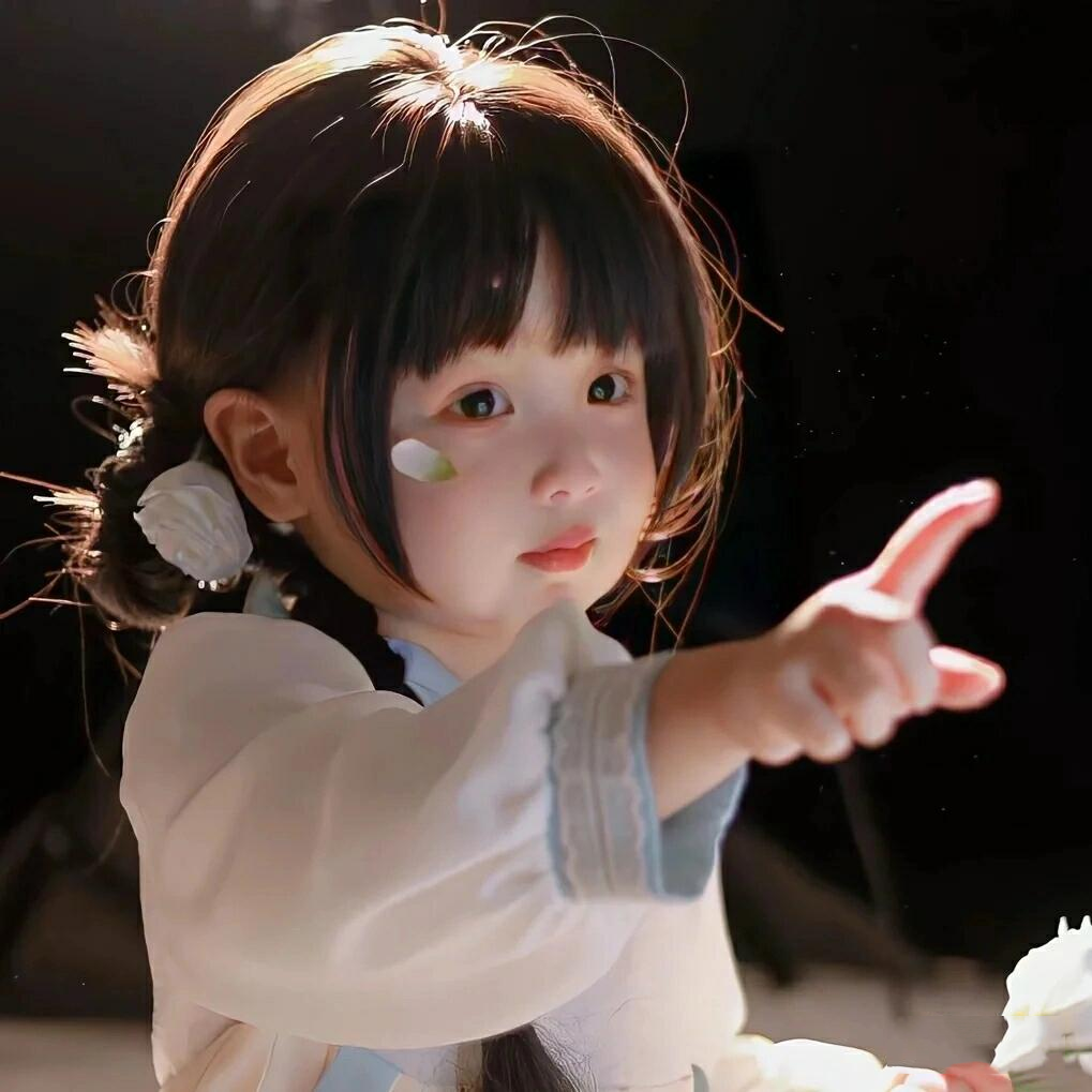 来的可爱小女孩儿头像