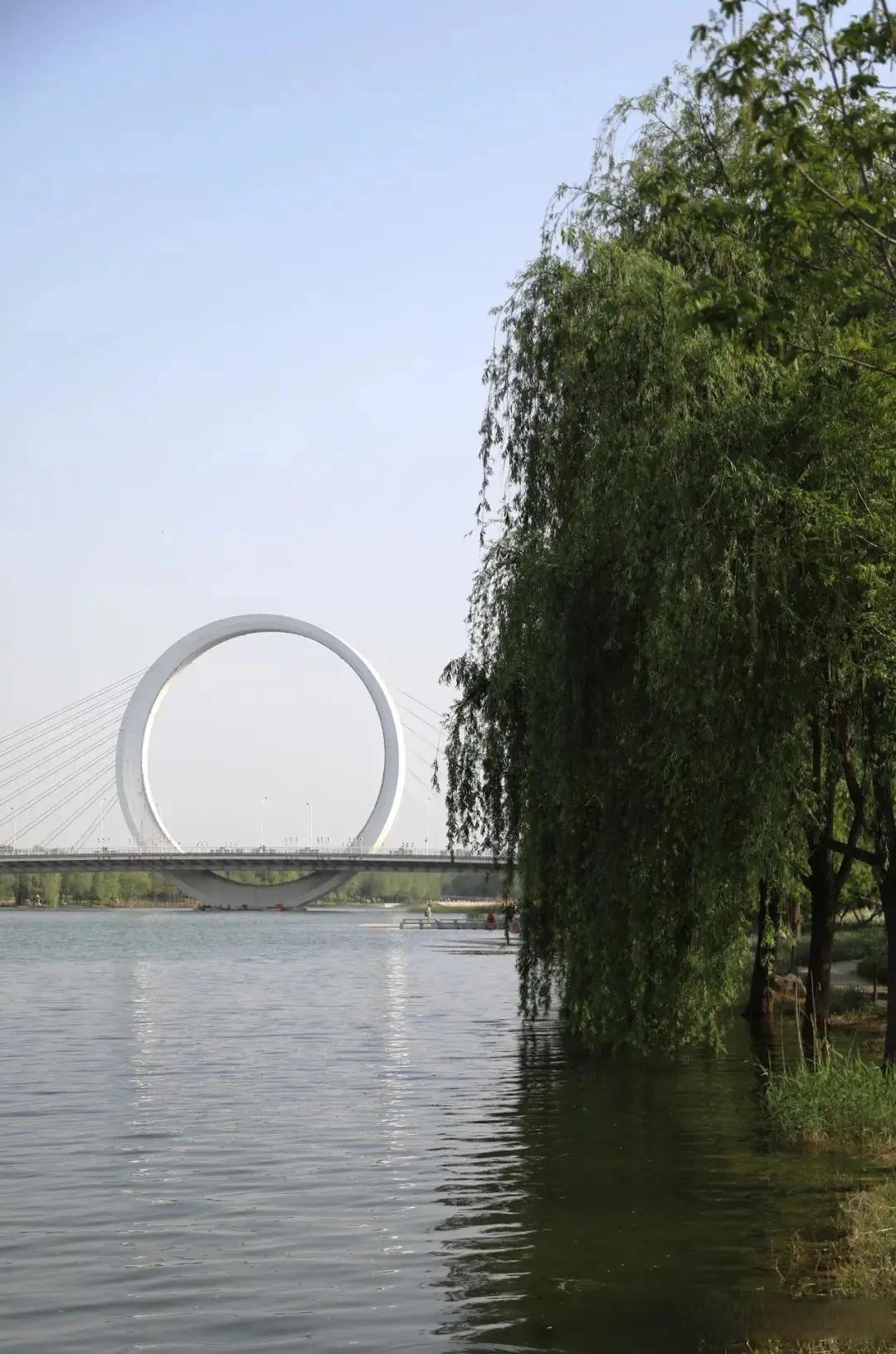 蝶湖公园位于郑州经开区东三环与机场高速交叉口东北角,是一个综合性
