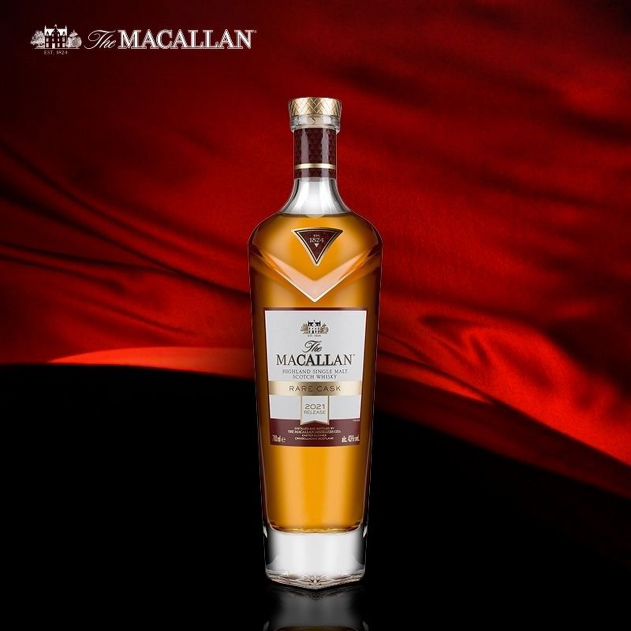 rare cask single malt whisky 麦卡伦皓钻单一麦芽苏格兰威士忌,由