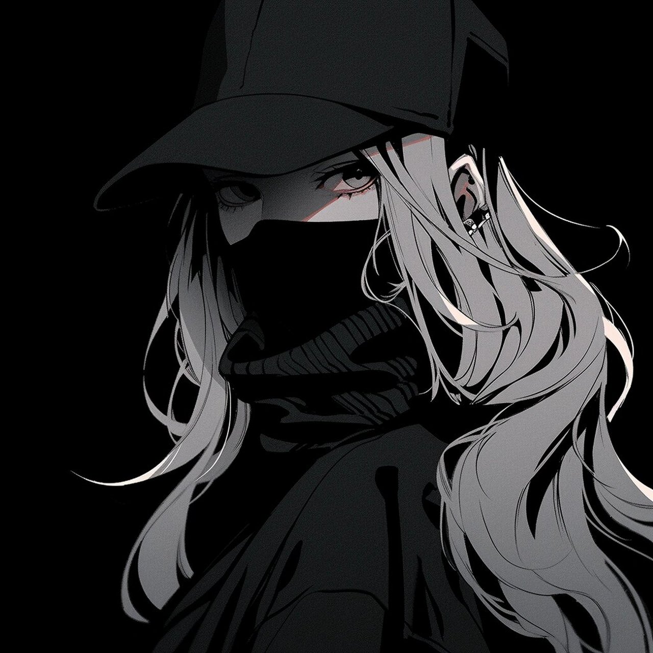 主页专享|超酷高冷女生头像